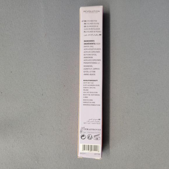 Revolution Lenkalul Precise Eyeliner Pen Black Cosmetic Make-up 0.01 fl oz. New - Picture 6 of 7